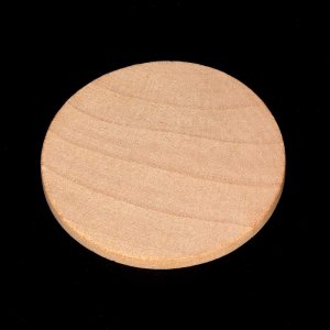 Wood Disc - 1-3/4" Diameter x 1/8" Thick