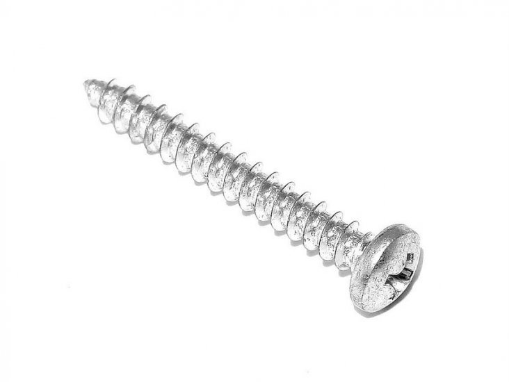 Round Pan Head Phillips Wood Screw - Size # 8, 1-1/4" Long