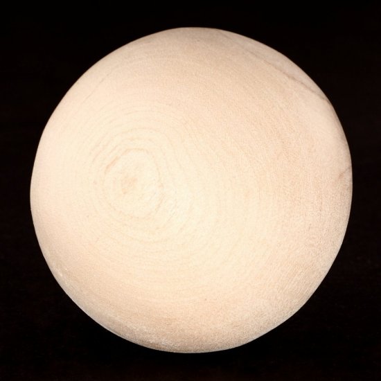 3" Wood Ball - Click Image to Close