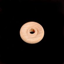 3/4'' x 3/16'' Wood Faced Wheel with a 3/16" hole