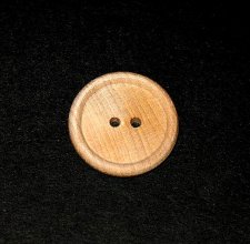 1" Diameter Wooden Clothes Button