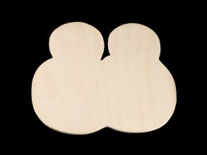 Twin Snowmen - Hand Cut Plywood