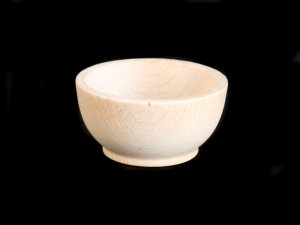 Miniature Wood Bowl - 1-1/2" Diameter x 3/4" Tall
