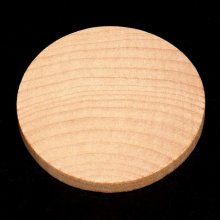 Wood Disc - 2-7/16" Diameter x 1/4" Thick