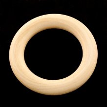 3" Wood Round Ring
