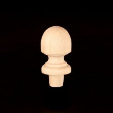 3/4" Wood Domed Finial