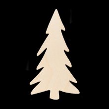 Christmas Tree - Skinny Style - Hand Cut Plywood