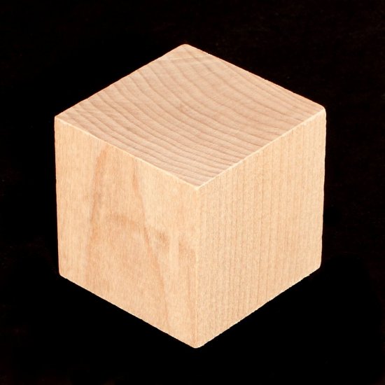 2" Wooden Block/Cube - Click Image to Close