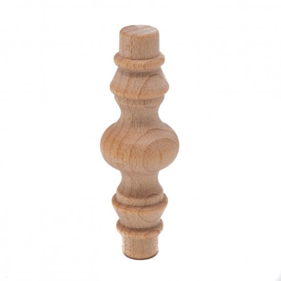 (image for) 2-5/16" Birch Wood Gallery Rail Spindle
