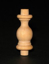 1-1/2" Birch Wood Gallery Rail Spindle