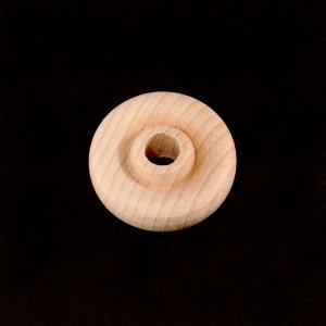 1" x 3/8" Wood Toy Wheel