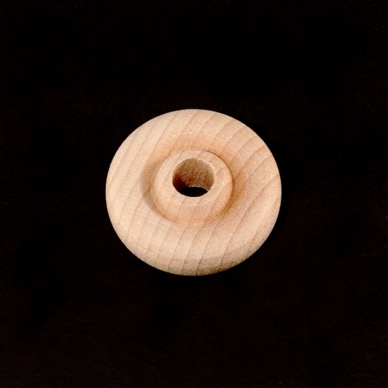 1" x 3/8" Wood Toy Wheel