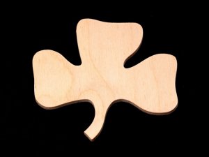 (image for) Shamrock Cutout - Hand Cut Plywood