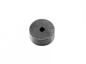 Ceramic Magnet Dot With a 3/32" Hole (Great for Toy Trains!)