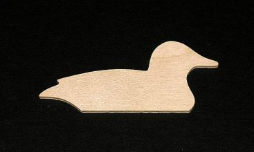 Bird - 4-1/4'' Duck Cutout - Hand Cut Plywood