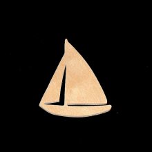 Sailboat Cutout - Great for Summer Scenes! Hand Cut Plywood