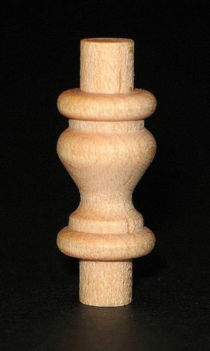 (image for) 1-5/16" Birch Wood Gallery Rail Spindle