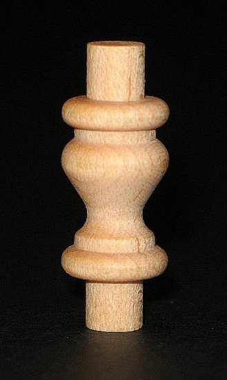 (image for) 1-5/16" Birch Wood Gallery Rail Spindle