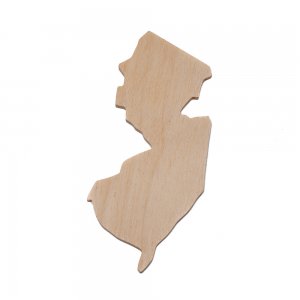 (image for) New Jersey Cutout - Hand Cut Plywood (In Stock)