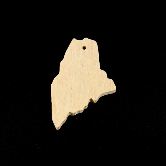 (image for) Maine Cutout Drilled #1 - Great for Earrings & Necklaces