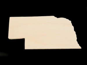 (image for) Nebraska Cutout - Hand Cut Plywood (Special Order)