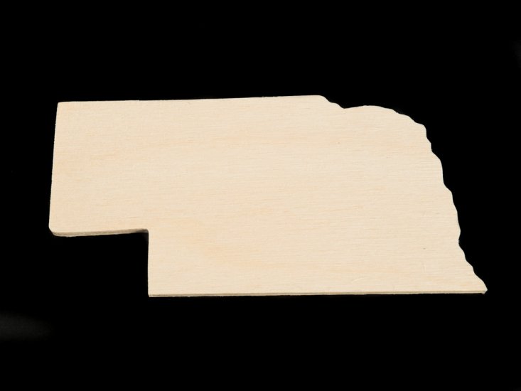 (image for) Nebraska Cutout - Hand Cut Plywood (Special Order)