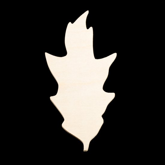 Oak Leaf Cutout Hand Cut Plywood [HCLEAFO] 0.7900 Casey's Wood