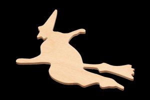 Flying Witch Cutout Shape - Great for Halloween!