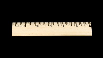 Short 6" Wood Craft Ruler - 1-1/8" Wide x 6" Long