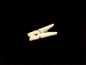 Micro Wood Spring Clothespin