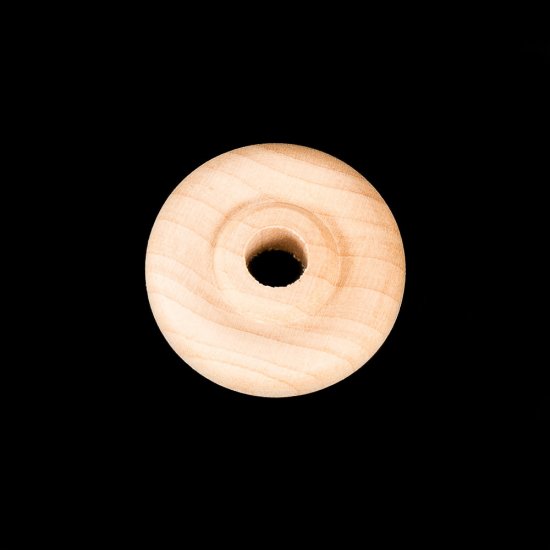 1" x 5/16" Wood Toy Wheel