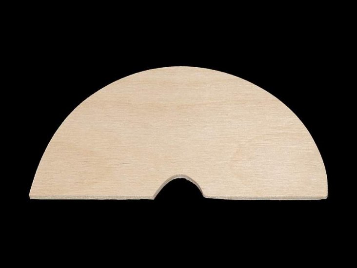 (image for) Rainbow Wood Cutout Shape-Hand cut plywood