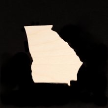 Georgia Cutout - Hand Cut Plywood (Special Order)