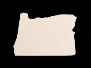 (image for) Oregon Cutout - Hand Cut Plywood (Special Order)