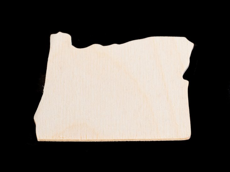(image for) Oregon Cutout - Hand Cut Plywood (Special Order)