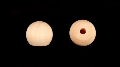 3/4" Wood Ball Knob