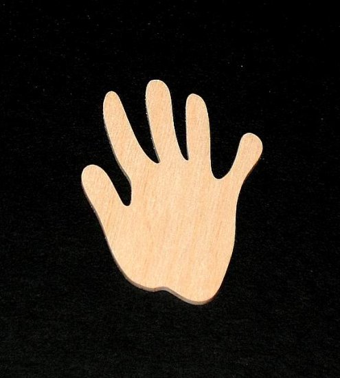 (image for) Hand Palm Cutout - Hand Cut Plywood