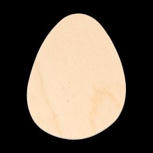 Egg Cutout - Hand Cut Plywood