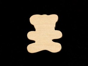 Bear Shape Cutout - Teddy Bear - Small Size.