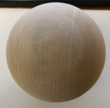 5" Diameter Soft Maple Wood Ball
