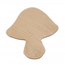 4'' Mushroom Cutouts- Hand cut plywood
