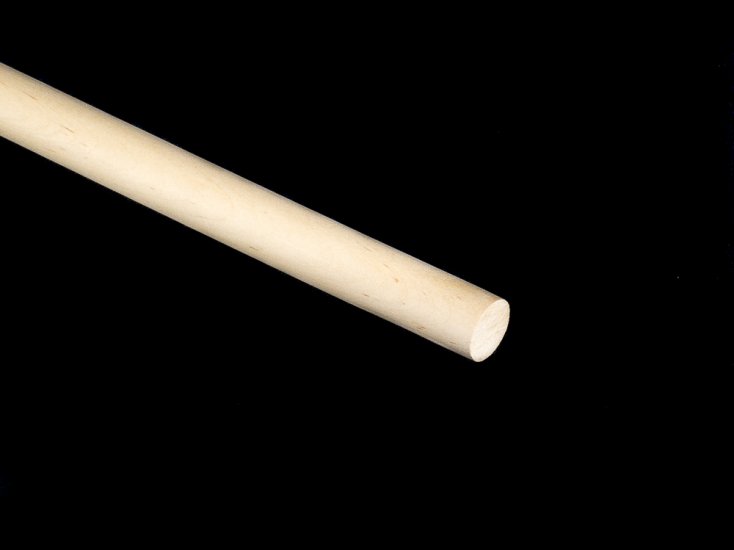 3/8" Diameter X 36" Long Poplar Dowels - Milled in USA!