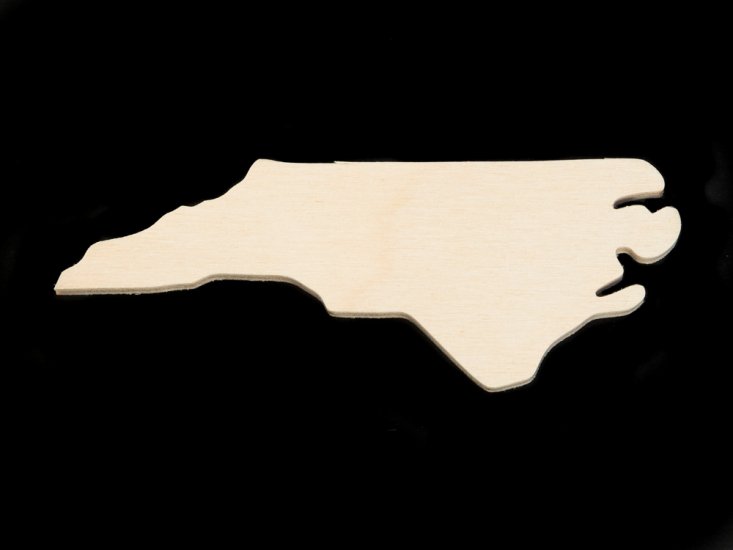 (image for) North Carolina Cutout - Hand Cut Plywood (Special Order)