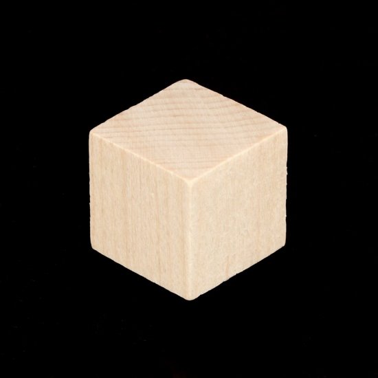 1 Wooden Block Cube *Imported* 1