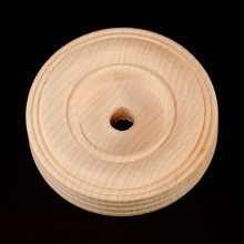 2-3/4" x 3/4" Wood Toy Wheel with Treads