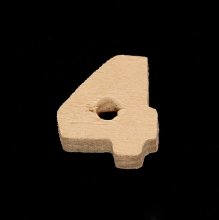 "4" Number - 3/4" Tall x 3/16" Thick *TBD