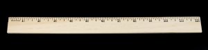 Standard 12" Wood Craft Ruler - 1-1/8" Wide x 12" Long