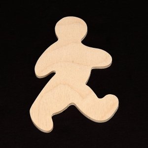 (image for) Walking Gingerbread Man - Hand Cut Plywood