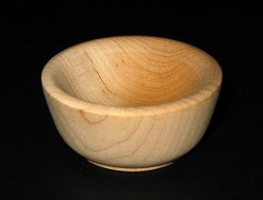 Miniature Wood Bowl - 2-1/2" Diameter x 1-1/4" Tall