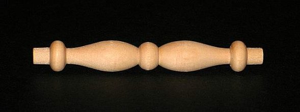 3-1/2" Maple Wood Furniture Spindle